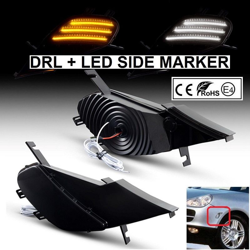 LED BOCNI DYNAMIC MIGAVCI I DNEVNA SVETLA, TIPSKI - PORSCHE - SMOKE LENS PL2201C60 Beograd Zemun